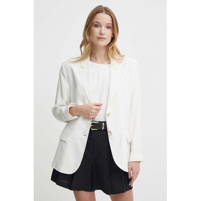 Sisley Сако Sisley в бежово с едно копче с десен (2PIKLW020)