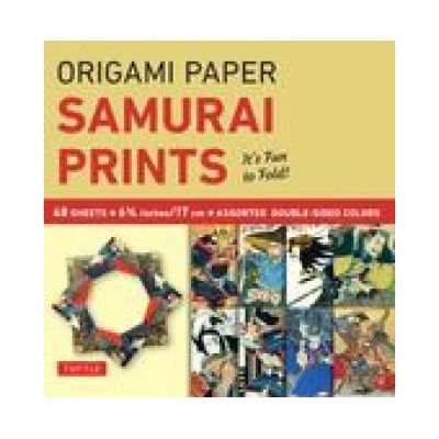 Tuttle Publishing Origami Paper - Samurai Prints - Small 6 3/4" - 48 Sheets | Tuttle Studio