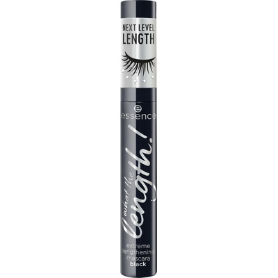 essence What The Length! predlžujúca riasenka 01 Black 10 ml