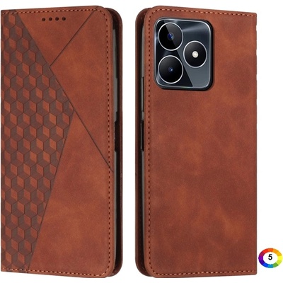 realme C53/Narzo N53 Diamond Splicing Wallet Калъф и Протектор