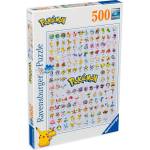 Ravensburger Пъзел Ravensburger от 500 части - Pokemon - първите 151 (12000511)