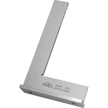 Image 1 of Kinex Прецизен прав ъгъл с пета от закалена стомана K-MET 4061-1, hardened, B, CSN 25 5103/2 - 400x250 mm, ±0, 080 mm (4061-1)