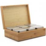 Bredemaijer Group Bredemeijer Бамбукова кутия за чай с 6 канистера (br-184000)