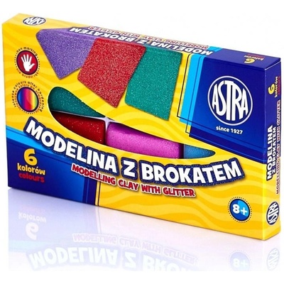 Astra Modelovacia hmota do rúry s trblietkami 6ks