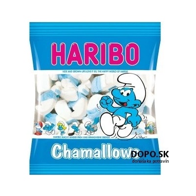 Haribo Chamallows šmolkovia penové cukrovinky 100 g
