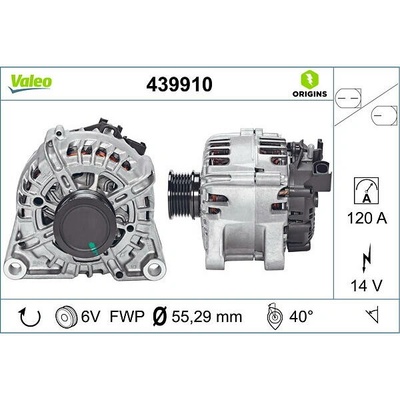 VALEO Alternátor VALEO 439910