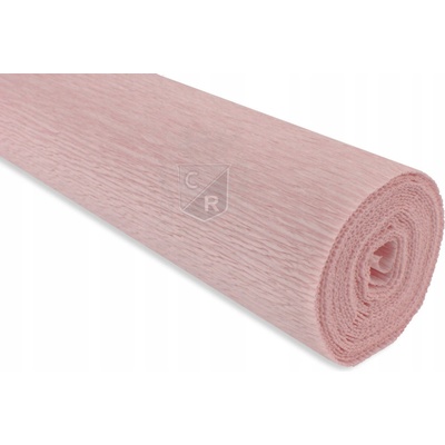 Taliansky krepový papier 17A3 Ružový Cartotecnica Rossi pastelová ružová 180 G 50x250 cm