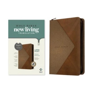 NLT Large Print Thinline Reference Zipper Bible, Filament Enabled Edition (ISBN: 9781496466273)