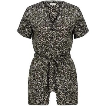 DEELUXE Asuka short sleeve romper - Black (Black)