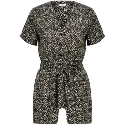 DEELUXE Asuka short sleeve romper - Black (Black)