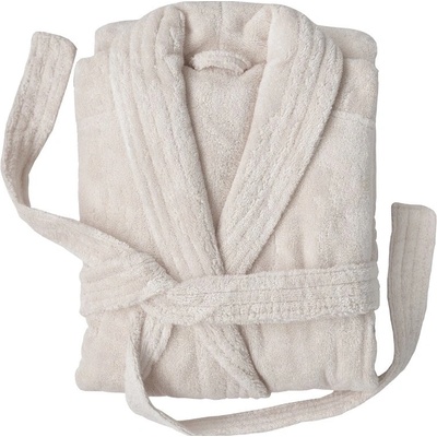 SCANquilt župan MODAL SOFT šedobéžová župan