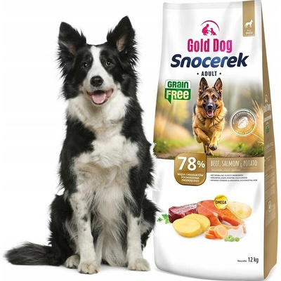 Gold Dog Snocerek hovězí bez drůbeže 12 kg
