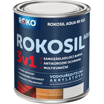 Rokosil Aqua 3,1 RK 6,2 ČSN 10,0 bílá 3 L