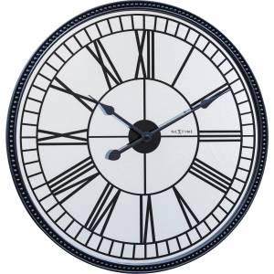 NeXtime Стенен часовник Cleopatra Mirror черен (3255)
