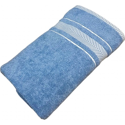 TiaHome froté osuška deluxe Monako modrý 70x140cm