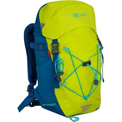 Trollkids Детска туристическа раница Trollkids Kid's Fjell Trekker 15 Walking backpack - Cool Lime / Summer Night / Aqua Mint - размер One Size (502-8159-0511)