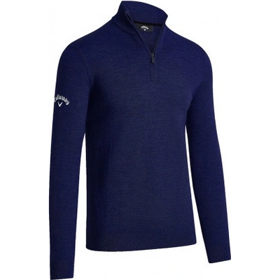 Callaway Blended Merino pánsky golfový sveter navy omdrá