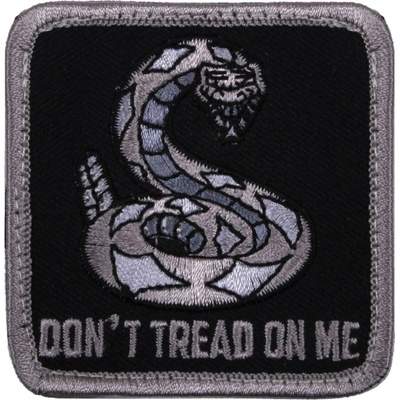 ROTHCO Nášivka DON´T TREAD ON ME velcro BLACK