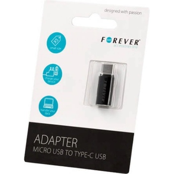 Image 1 of Forever Адаптер Forever - 3576, Micro USB/USB-C, черен (T_0014093)
