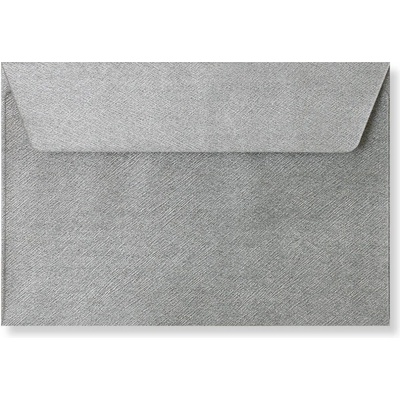 Envelopes Ltd. Barevná obálka C6 stříbrná texture ,balení 50 ks 471798