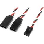 Revtec Серво кабел Y усукан Futaba HD 22AWG 15см