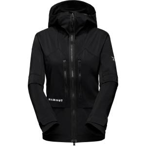 Mammut Дамско софтшел яке Mammut Women's Eiger Nordwand Pro Softshell Hooded Jacket Softshell jacket - Black (103-2750-0113)