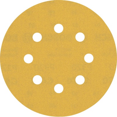 Bosch Brúsny papier EXPERT C470 s 8 otvormi pre excentrické brúsky, 125 mm, zrnitosť 320, 5 ks 2608900810