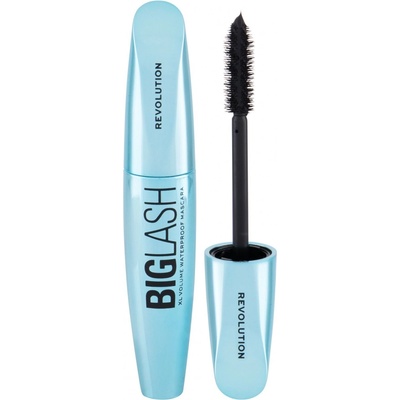 Makeup Revolution Big Lash Volume voděodolná řasenka pro objem Black 8 ml