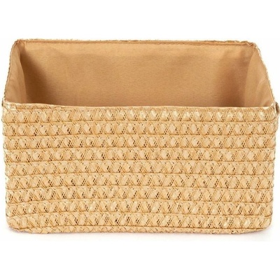 Compactor LILOU Úložný košík tkaný polypropylen 23 x 15 x 12 cm Beige béžový