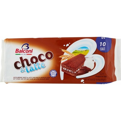 Balconi čokoládové koláčiky s mliečnym krémom 10 x 35 g
