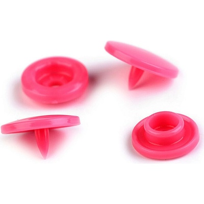 Plastové patentky / stiskací knoflíky vel. 18" Varianta: 18 B47 pink, Balení: 50 sada