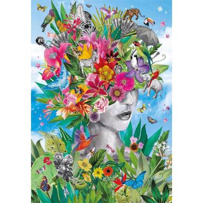 Clementoni - Puzzle Head in the Jungle - 500 piese