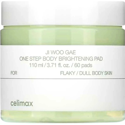 Celimax Peelingové polštářky na tělo Ji Woo Gae One Step Body Brightening Pad 110 ml 60 ks