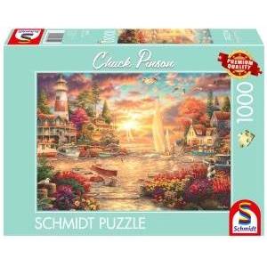 Schmidt Spiele Chuck Pinson: Morning Calm by the Lake (1000 Pieces)