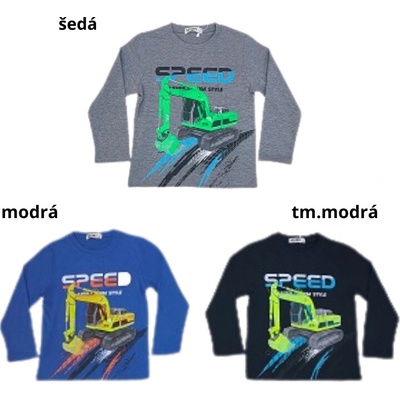 Sezon H 3035 chlapecké tričko šedá