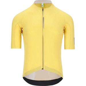 Q36.5 Мъжка фланелка с къс ръкав за колоездене Q36.5 Dottore Pro Jersey Cycling jersey - Naples Yellow - размер XS (056-3506-0511)