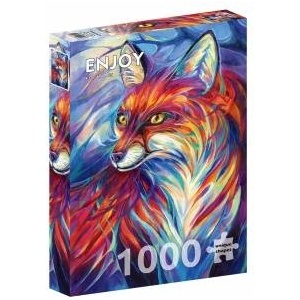 Svenjoyment Puzzle 1000 Colorful Fox