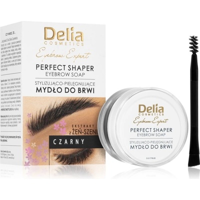 Delia Cosmetics Eyebrow Expert fixační vosk na obočí Black 10 ml