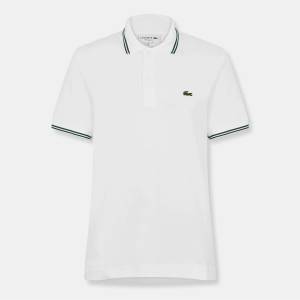 Lacoste Блуза с яка Lacoste Men's Tipped Short-Sleeve Polo Shirt - White 001