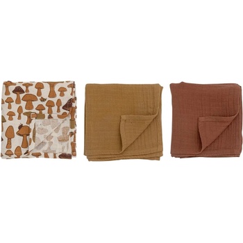 Bloomingville Детски одеяла MUSLIN 66 x 66 cм, комплект 5 бр. , памук, Bloomingville (BV82058218)