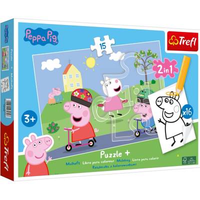 Trefl Пъзел Trefl от 15 части - Прасенцето Пепа (93139)