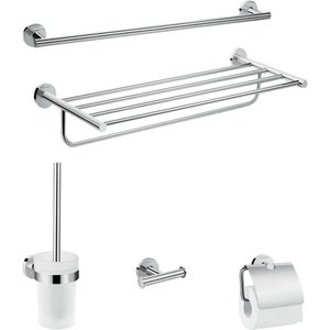 Hansgrohe Logis Universal - Комплект аксесоари за баня, хром 41728000 (41728000)