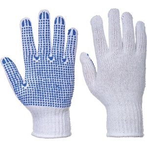 Portwest polka dot a111 / Леки ръкавици на точки - бяло/синьо xs (a111wbrxs)