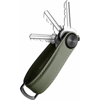 Klíčenka Orbitkey Pro z ještě lepší kůže Saffiano Leather Olive