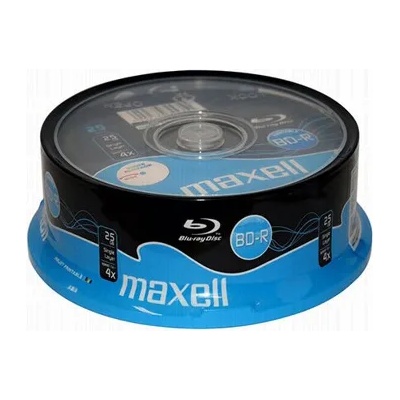 Maxell Оптичен носител BD-R media 25 Gb, Maxell, 25 бр (ML-DB-BDR25-25PRINT)