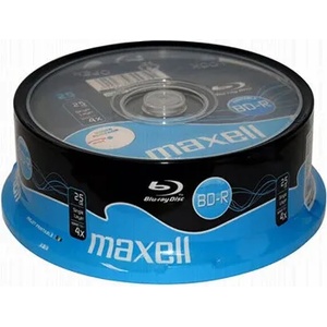 Maxell Оптичен носител BD-R media 25 Gb, Maxell, 25 бр (ML-DB-BDR25-25PRINT)