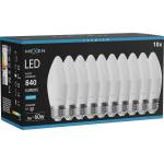 Mexen Nova 10x LED крушка E27, C37, 8W, Студена - 6500K, 840 lm - L102-E27-0865-01x10 (L102-E27-0865-01x10)