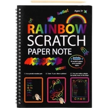 Teddies Скраб/Изстъргващи бележки дъга 10 листа