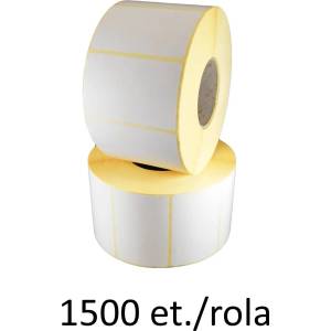 ZINTA Свалящи се TH-REM етикети ZINTA 89x36 мм, перфор, 1500 ет. /ролка (89X36X1500-TH-REM-PRF)