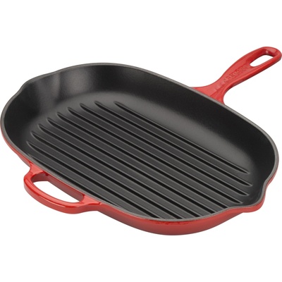 Le Creuset 20194320600422 Grilovací pánev Signature oválná 32 cm višňová